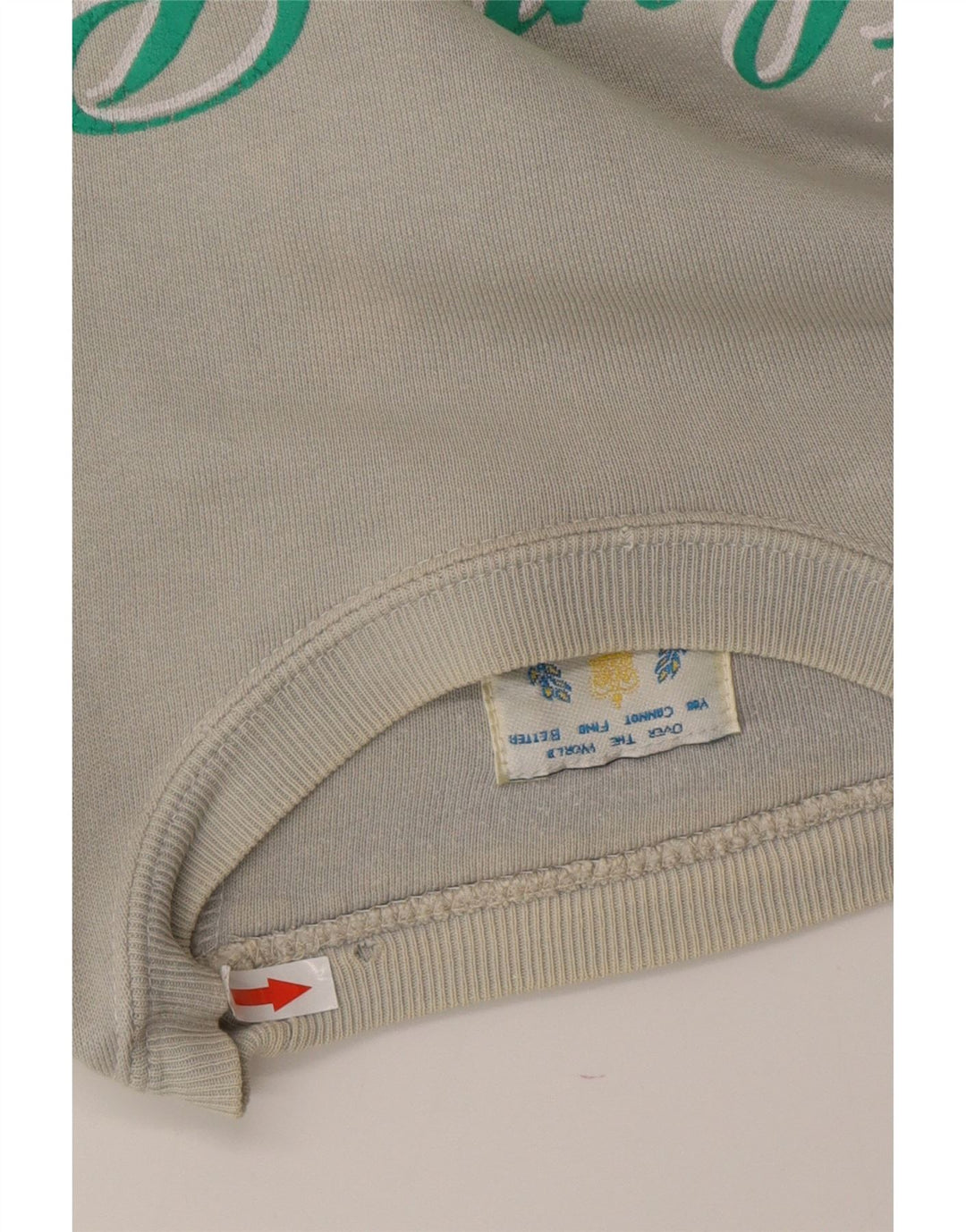 RIFLE Mens Graphic Sweatshirt Jumper Large Grey Cotton