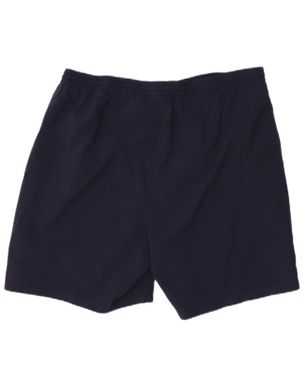 RUSSELL ATHLETIC Mens Swimming Shorts Large  Navy Blue Polyester