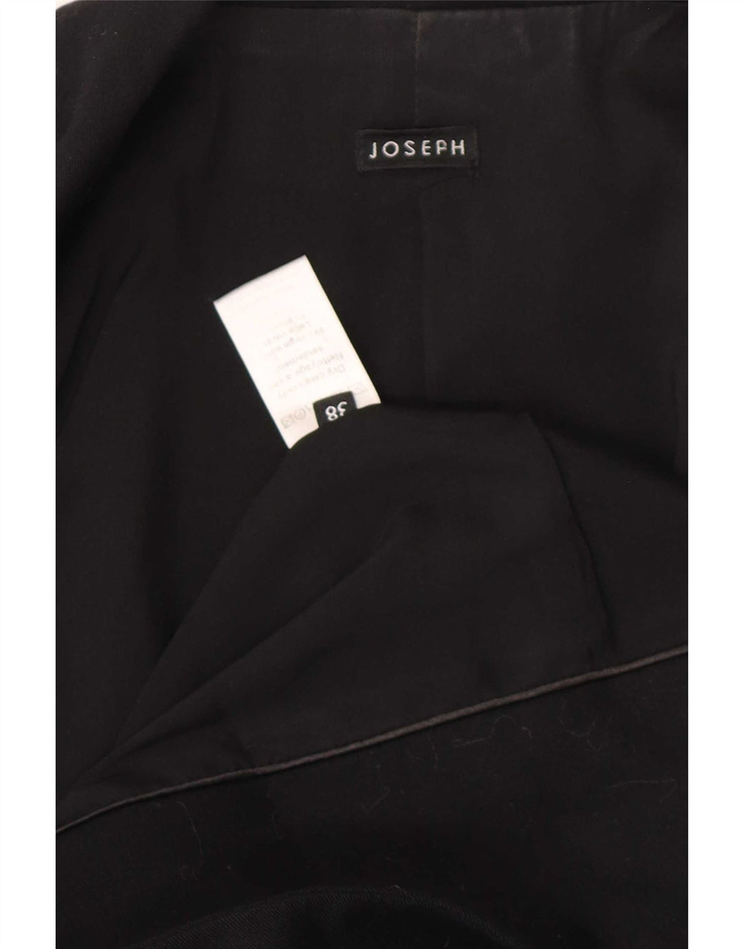 Joseph Womens 1 Button Blazer Jacket IT 38 XS Black Virgin Wool