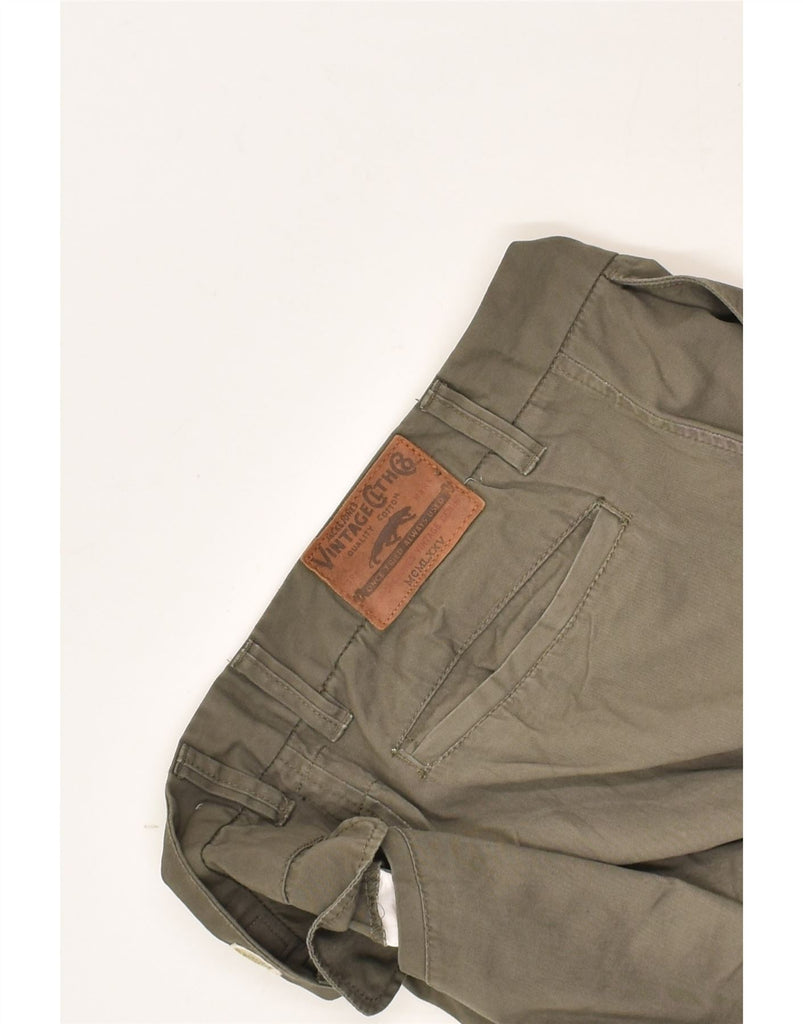 VINTAGE Mens Slim Cargo Trousers W32 L33  Grey Cotton | Vintage Vintage | Thrift | Second-Hand Vintage | Used Clothing | Messina Hembry 