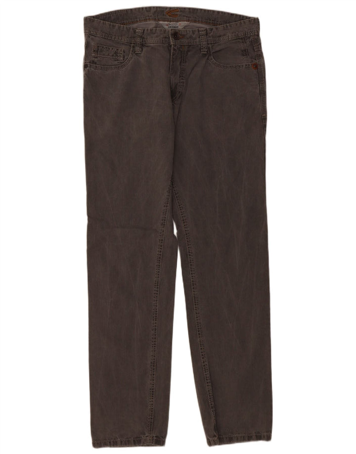Camel Active Mens Straight Jeans W36 L34 Grey Cotton