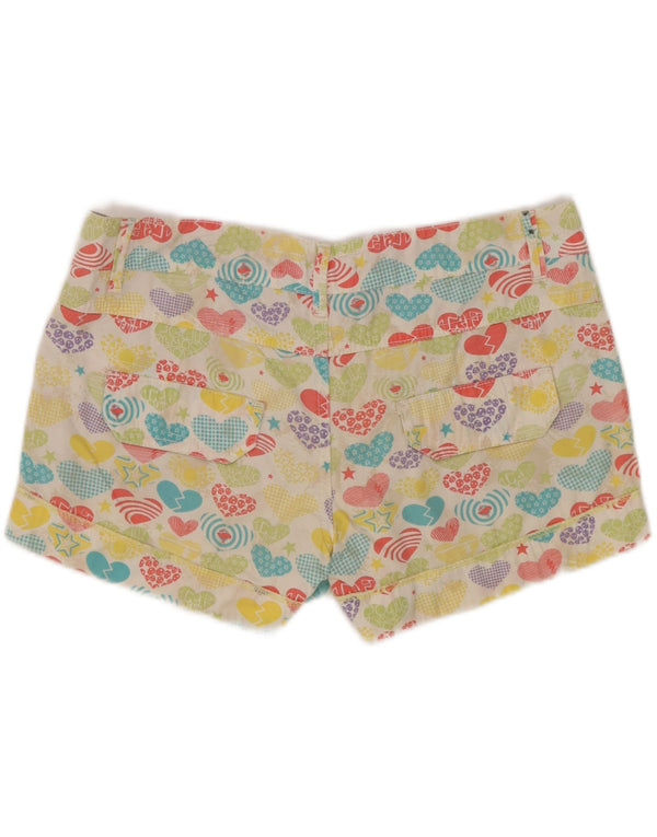 Zara Womens Trafaluc Hot Pants EU 36 XS W26 Multicoloured Heart