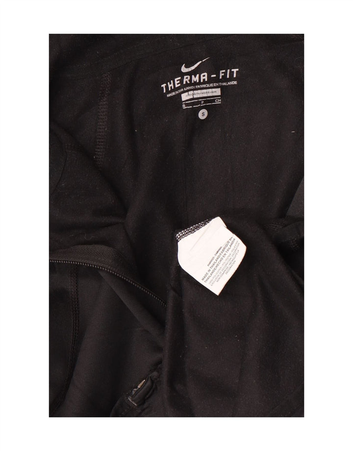 Nike Mens Therma-Fit Zip Hoodie Sweater Small Black Polyester