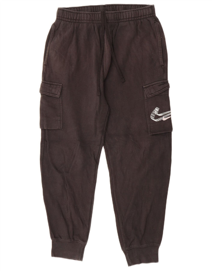 Nike Mens Cargo Tracksuit Trousers Joggers Medium  Black Cotton