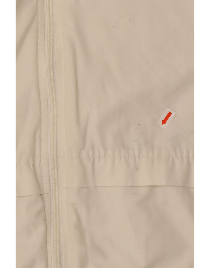 Nike Womens Windbreaker Jacket UK 4/6 XS White Cotton