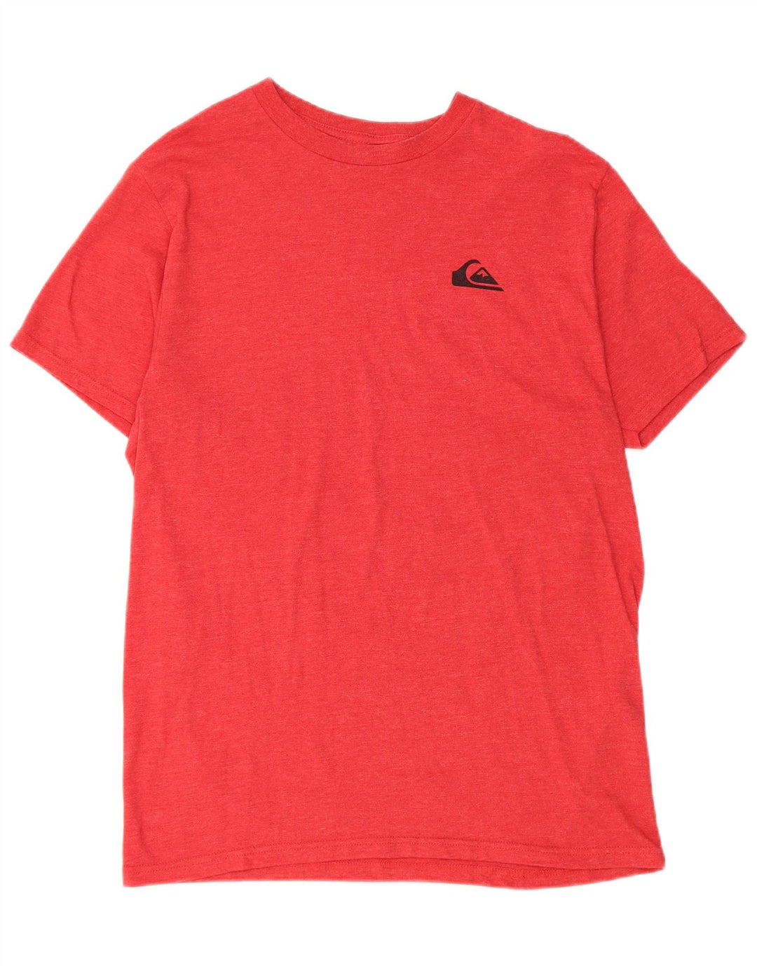 Quiksilver Mens Regular Fit T-Shirt Top Medium Red Cotton