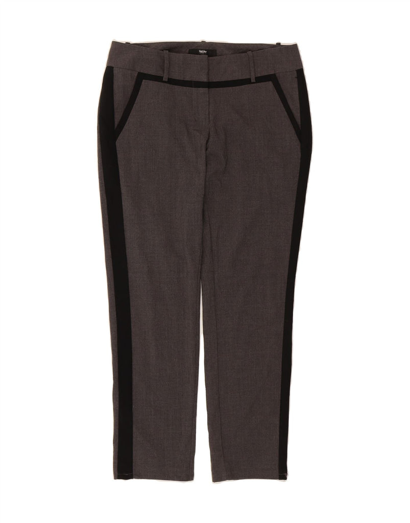 MOSSIMO Womens Slim Cropped Trousers US 4 Small W30 L26 Grey Colourblock Vintage Mossimo and Second-Hand Mossimo from Messina Hembry 