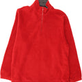 IZOD Mens Zip Neck Fleece Jumper Large Red Polyester Vintage Izod and Second-Hand Izod from Messina Hembry 