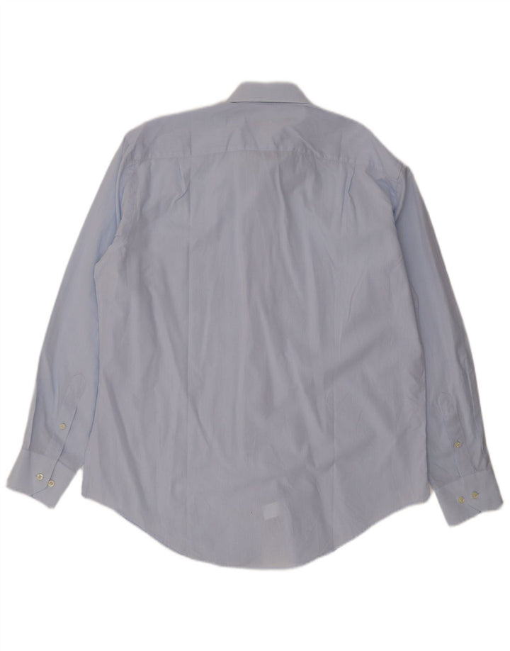 Cerruti 1881 Mens Shirt Size 16 41 Large Blue