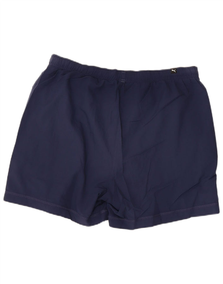 Puma Mens Sport Shorts Large Navy Blue