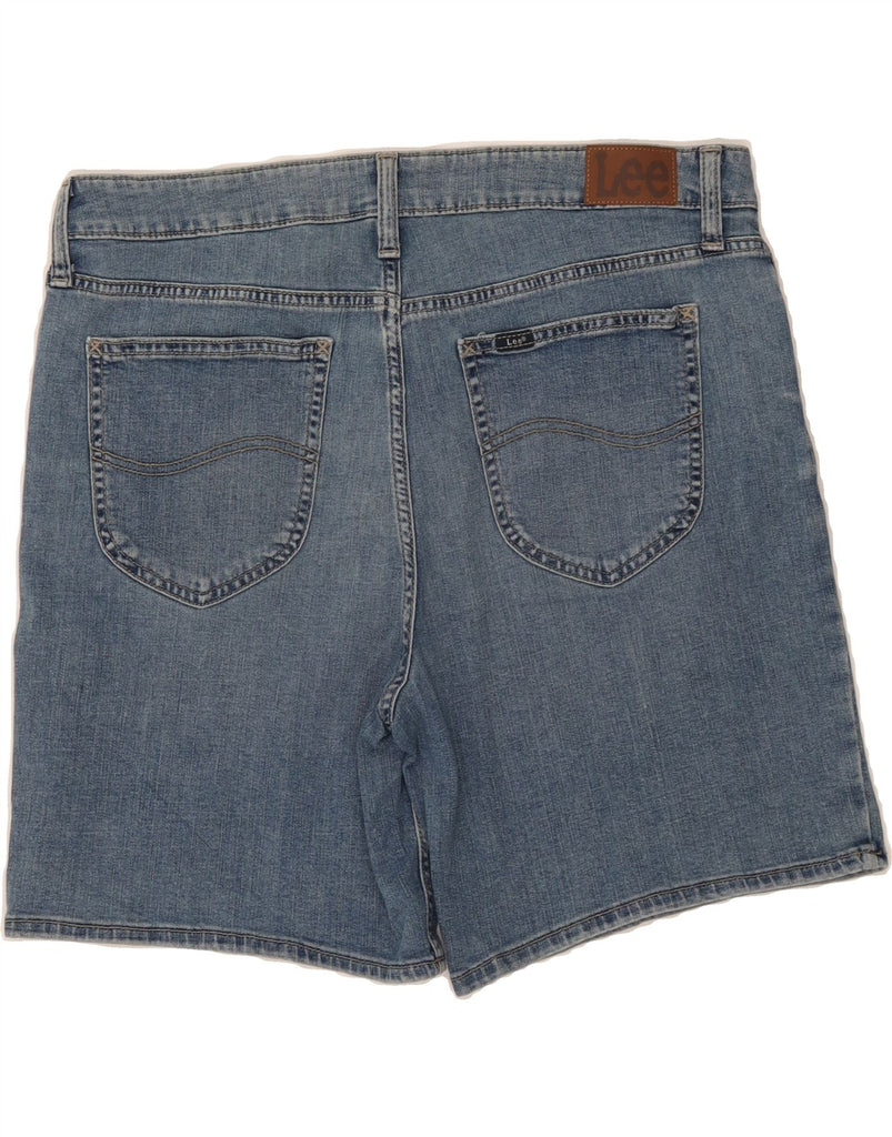 LEE Womens Regular Fit Mid Rise Denim Shorts US 14 XL W36  Blue Cotton Vintage Lee and Second-Hand Lee from Messina Hembry 