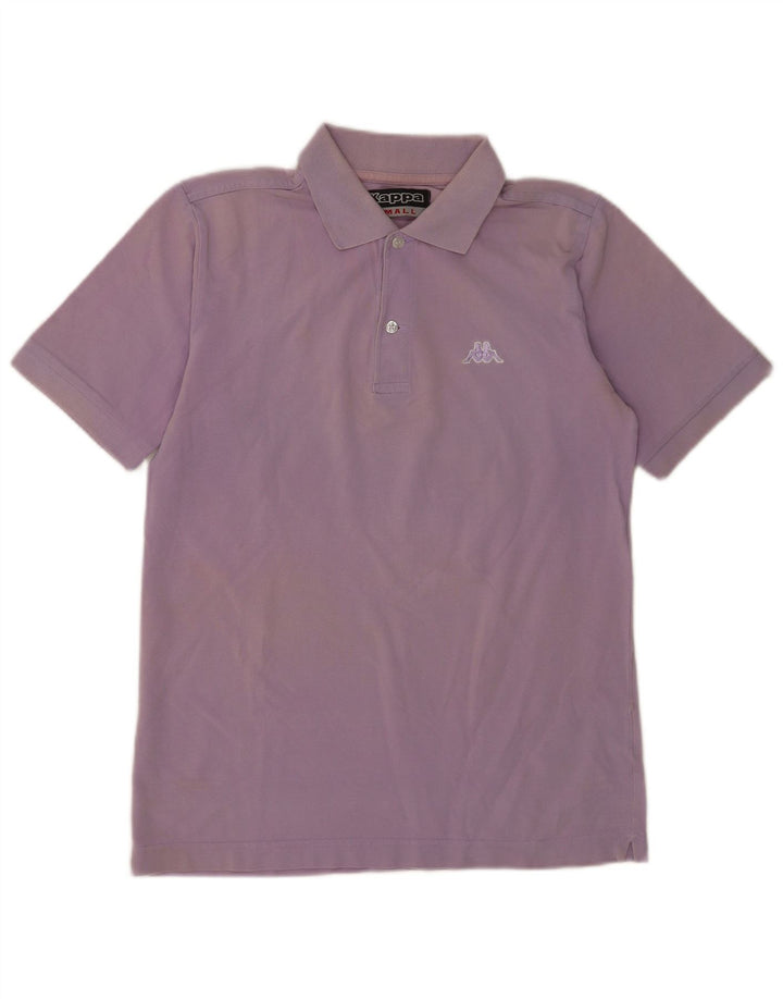 Kappa Mens Polo Shirt Small Purple Cotton