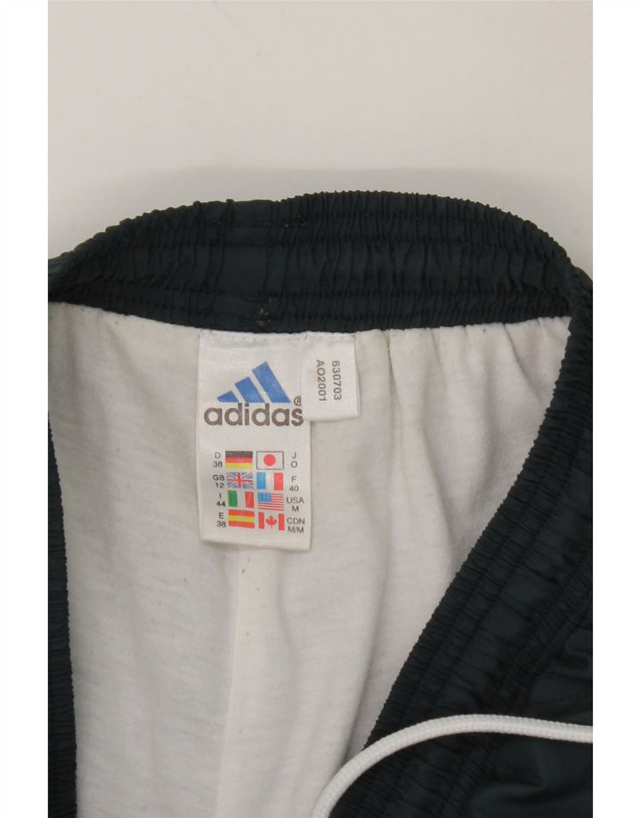 ADIDAS Womens Tracksuit Trousers UK 12 Medium Blue Polyester Vintage Adidas and Second-Hand Adidas from Messina Hembry 