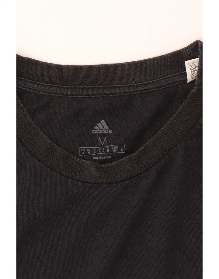 Adidas Mens Graphic T-Shirt Top Medium Black
