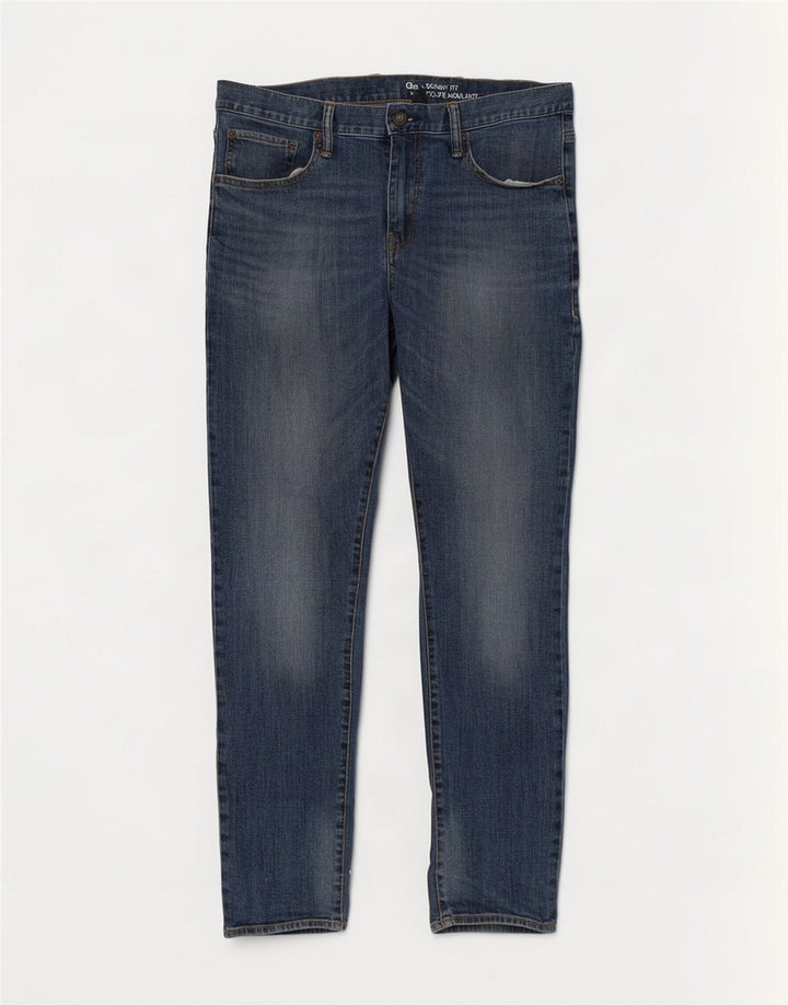 Gap Mens Skinny Jeans W36 L32 Blue Cotton
