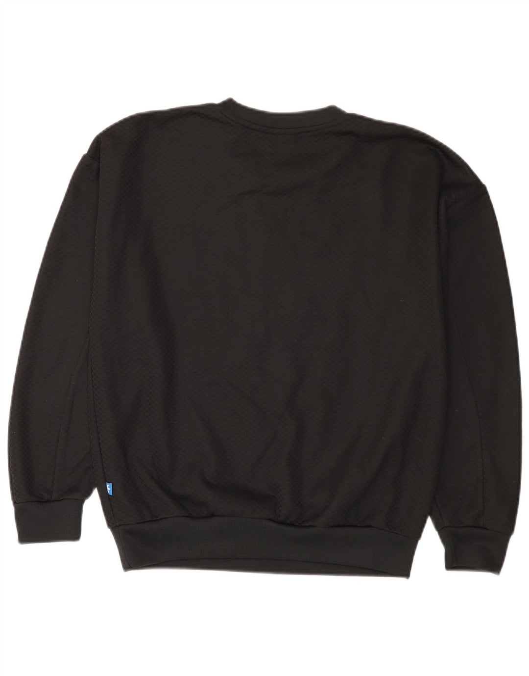 Adidas Womens Graphic Sweatshirt Jumper UK 8 Small Black Geometric