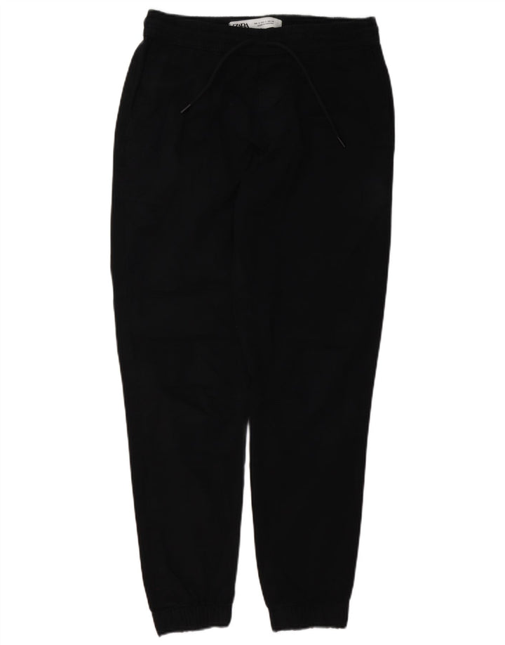 Zara Mens Tracksuit Trousers Joggers Small Black