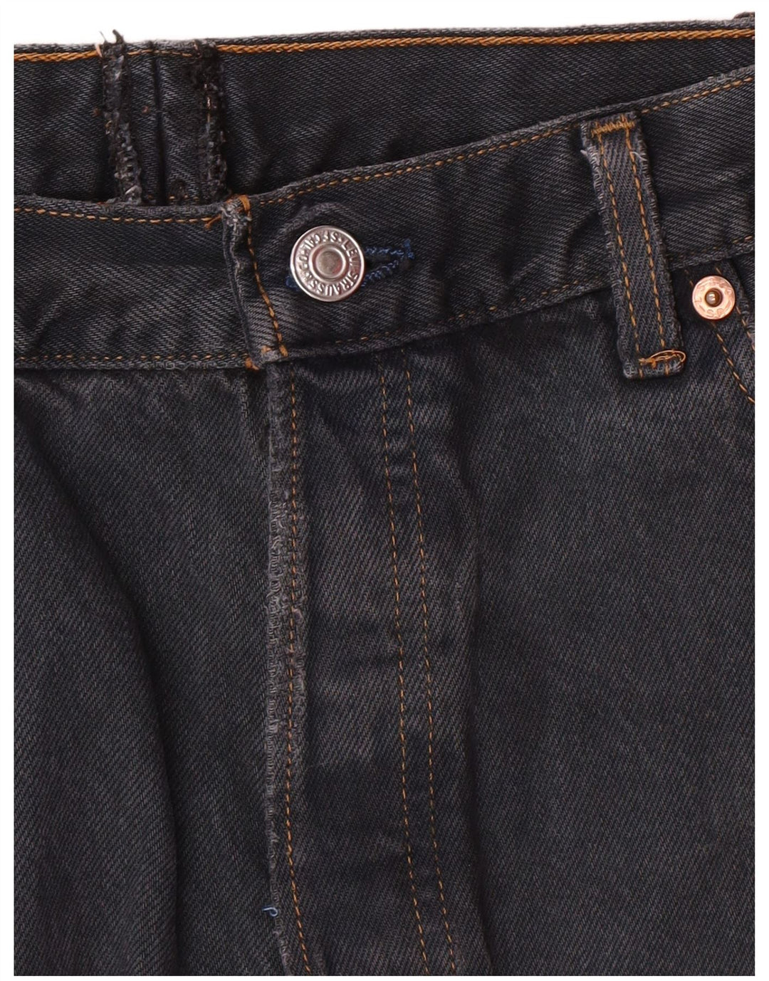 LEVI'S Womens Denim Skirt W28 Medium Grey