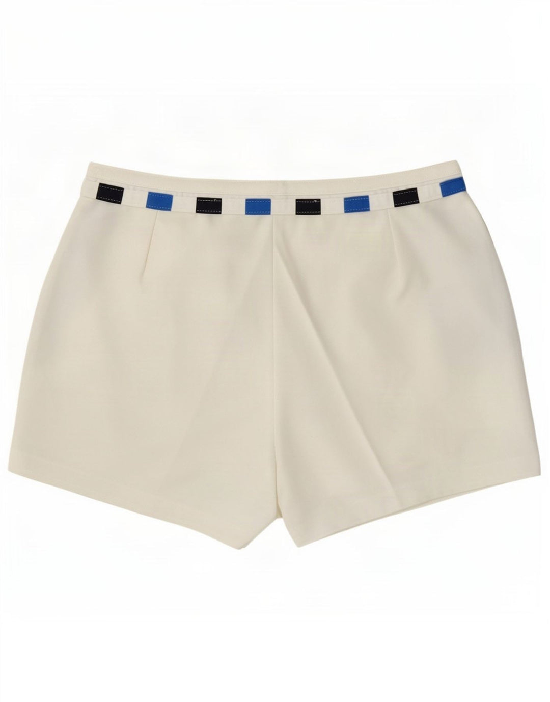 Sergio Tacchini Womens Chino Shorts IT 52 2XL W36 White Colourblock