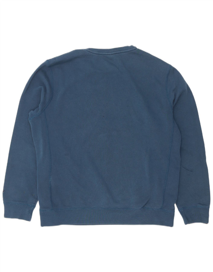 Puma Mens Graphic Sweatshirt Jumper Large Blue Cotton
