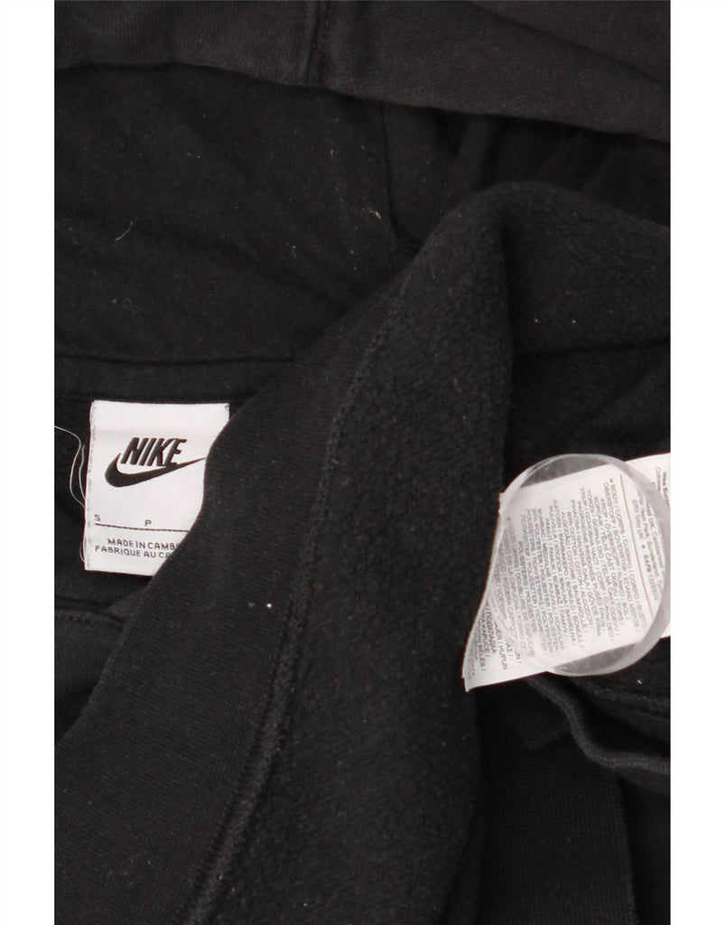 NIKE Mens Graphic Hoodie Jumper Small Black Cotton Vintage Nike and Second-Hand Nike from Messina Hembry 
