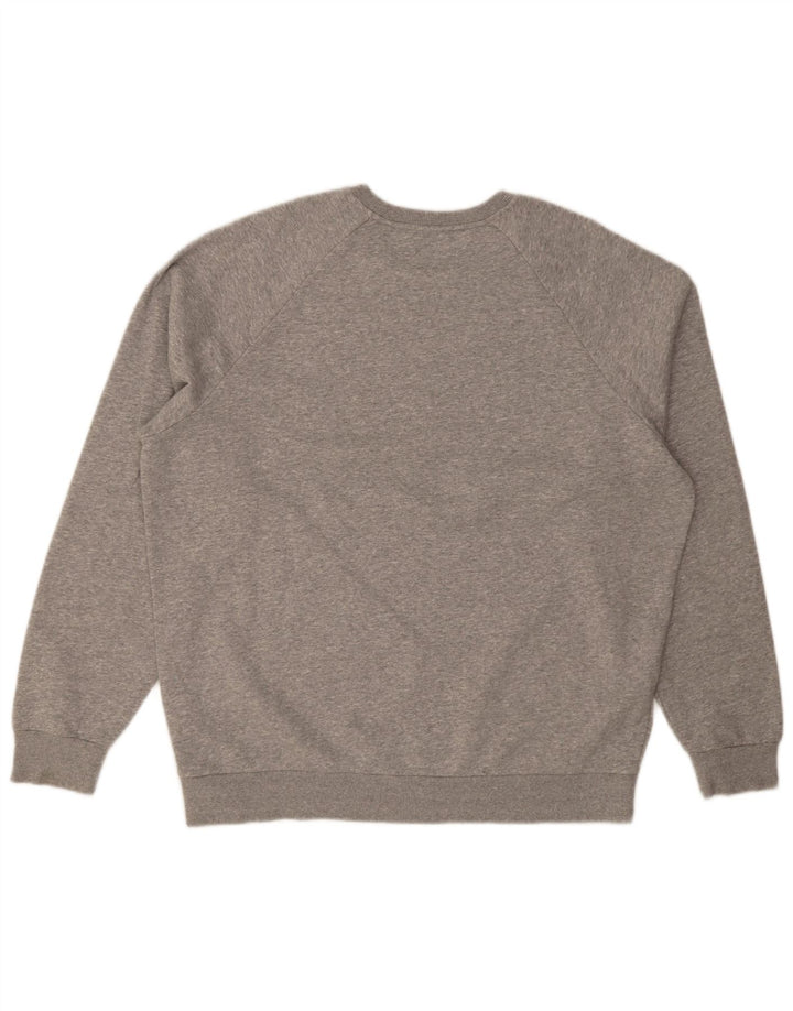 Under Armour Mens Cold Gear Sweatshirt Jumper XL Grey Flecked Cotton