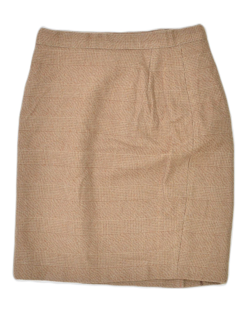 VINTAGE Womens Pencil Skirt W28 Medium Brown Wool | Vintage | Thrift | Second-Hand | Used Clothing | Messina Hembry 