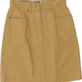 ICEBERG Womens Denim Skirt IT 44 Medium W28  Beige Cotton Vintage Iceberg and Second-Hand Iceberg from Messina Hembry 