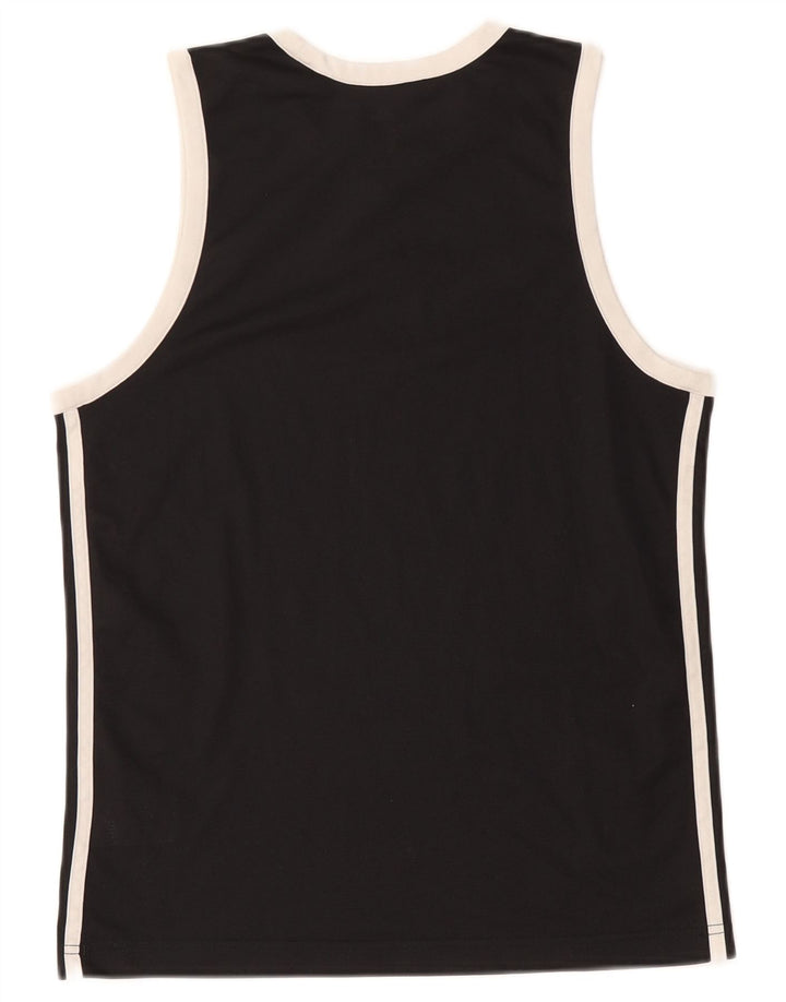 Adidas Girls Vest Top 13-14 Years Black Polyester