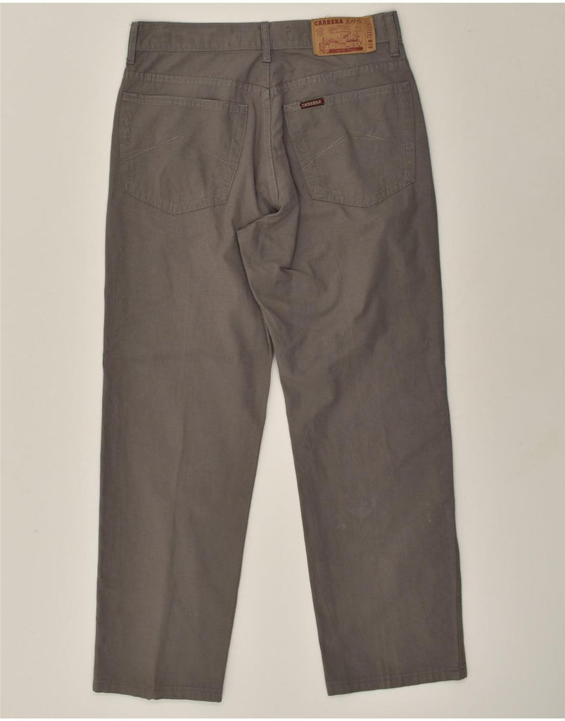 CARRERA Mens Straight Casual Trousers W33 L27 Grey Cotton | Vintage Carrera | Thrift | Second-Hand Carrera | Used Clothing | Messina Hembry 