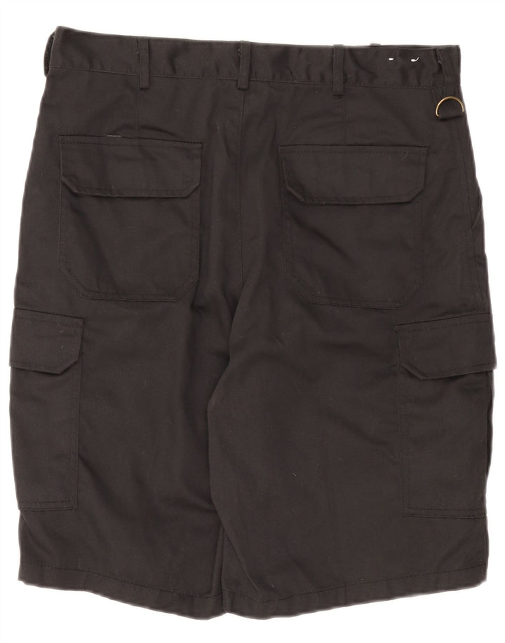DICKIES Mens Cargo Shorts W34 Large Black Polyester