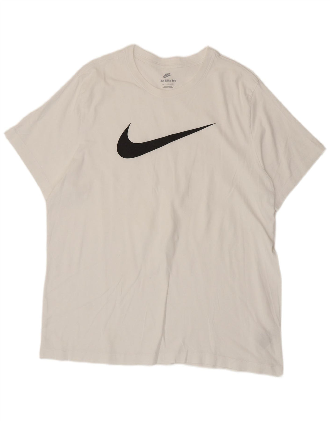 Nike Mens Graphic T-Shirt Top 2XL White Cotton