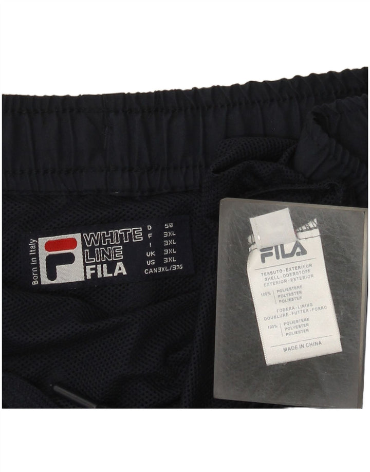 Fila Mens Sport Shorts 3XL Navy Blue Polyester