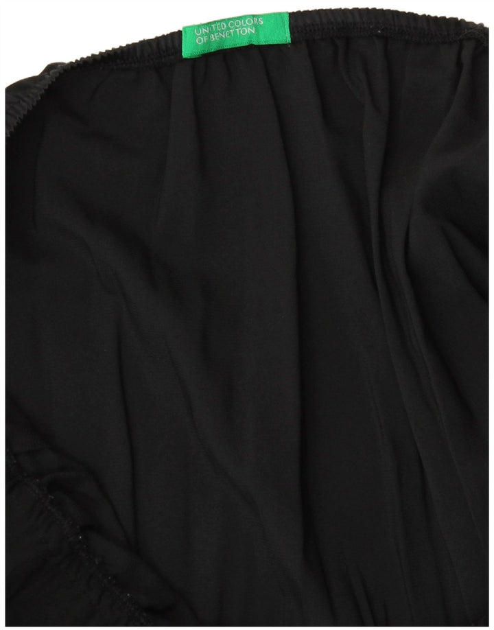 Benetton Womens Cami Top UK 12 Medium Black