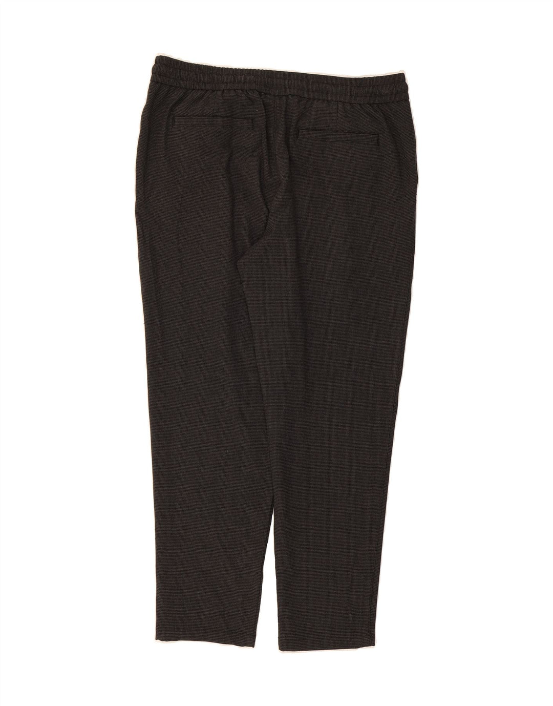 ZARA Womens Pegged Casual Trousers XL W36 L29 Grey Houndstooth Vintage Zara and Second-Hand Zara from Messina Hembry 