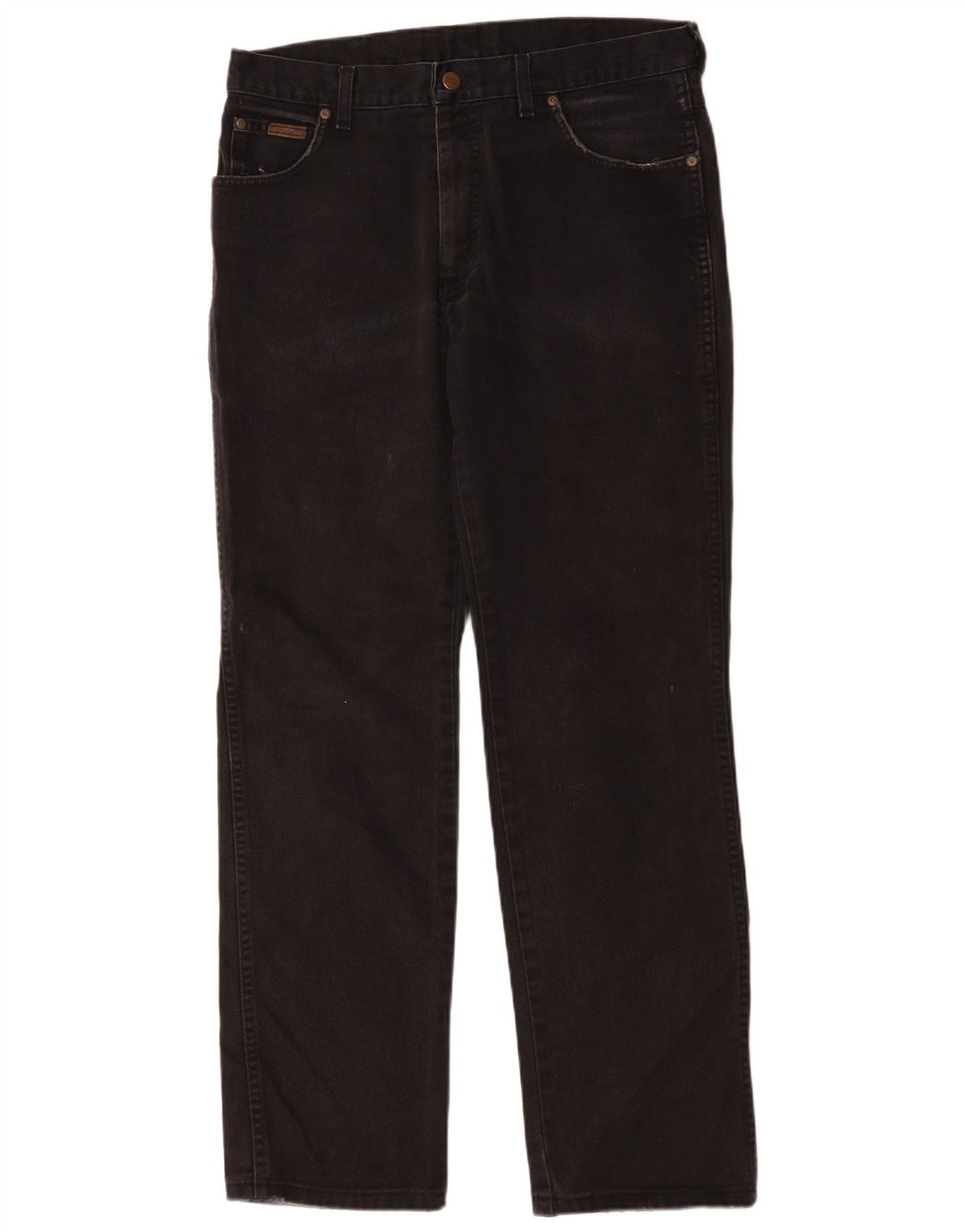 Wrangler Mens Straight Jeans W34 L31 Black