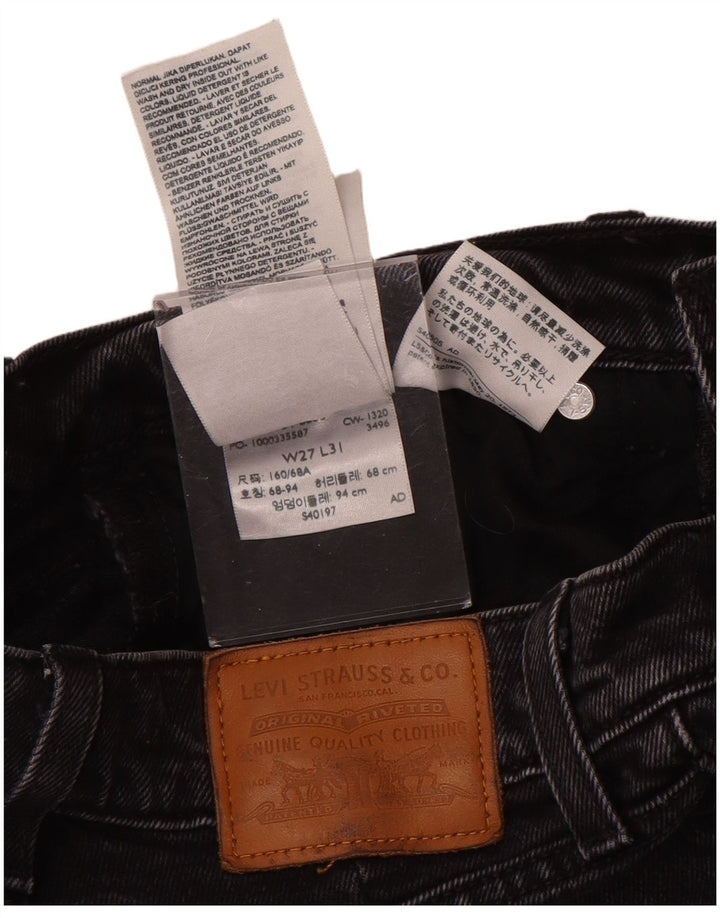 Levi's Womens High Rise Bootcut Jeans W27 L31 Grey Cotton