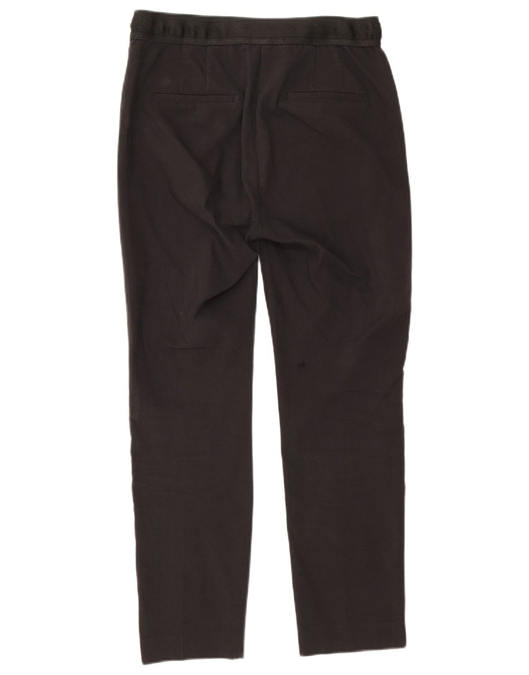 Zara Womens Slim Chino Trousers Medium W28 L26 Black Cotton