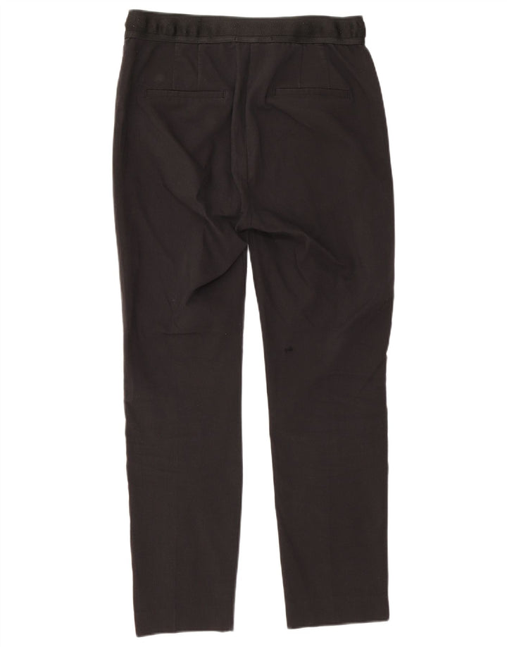 Zara Womens Slim Chino Trousers Medium W28 L26 Black Cotton