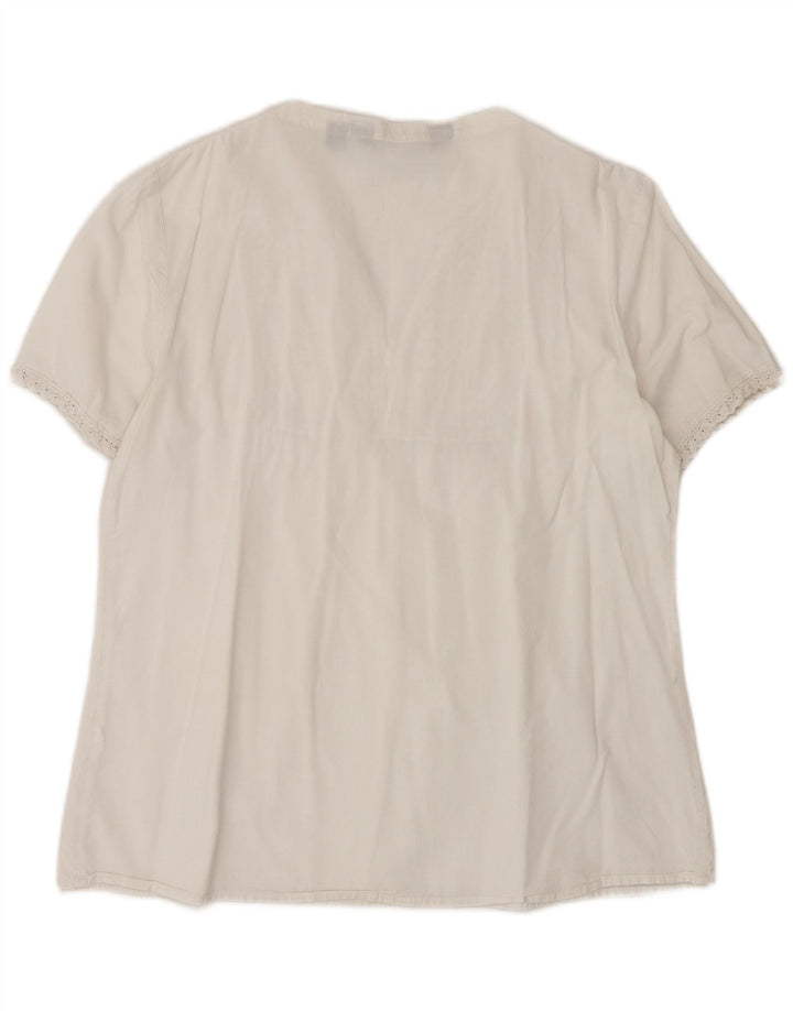 Mountain Warehouse Womens Blouse Top UK 12 Medium White