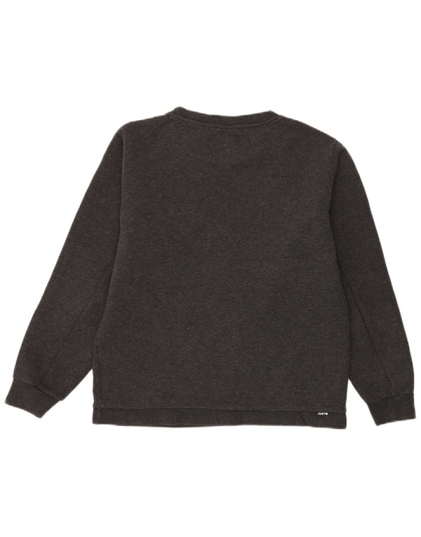 Quiksilver Mens Sweatshirt Jumper Medium Grey Flecked Polyester