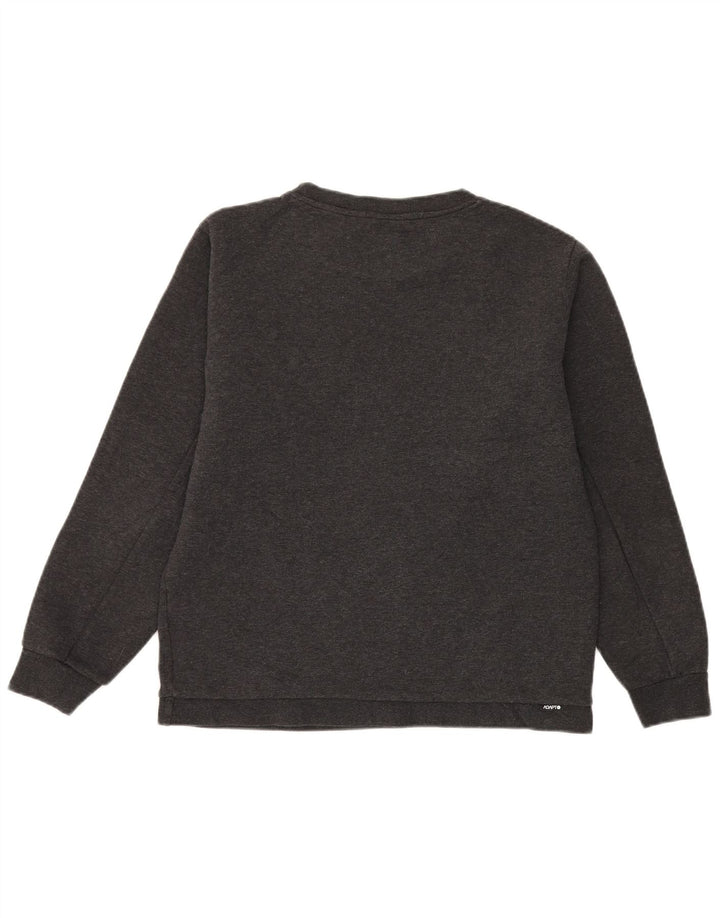 Quiksilver Mens Sweatshirt Jumper Medium Grey Flecked Polyester