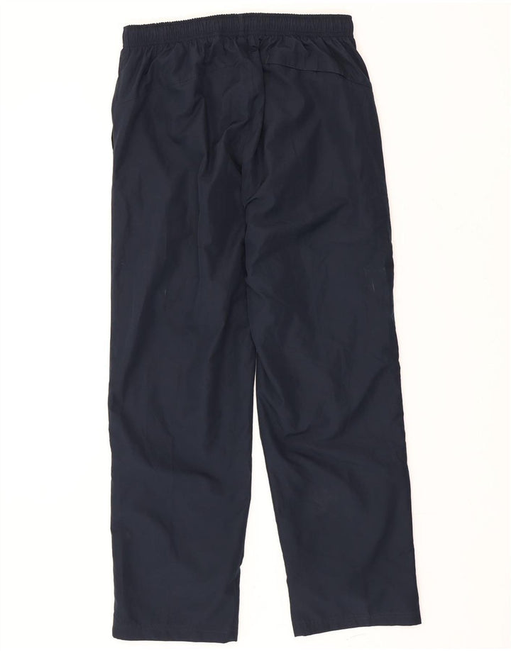 Nike Mens Tracksuit Trousers Large  Navy Blue Colourblock Polyester