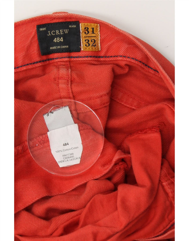 J. CREW Mens 484 Slim Jeans W31 L32 Red Cotton Vintage J. Crew and Second-Hand J. Crew from Messina Hembry 