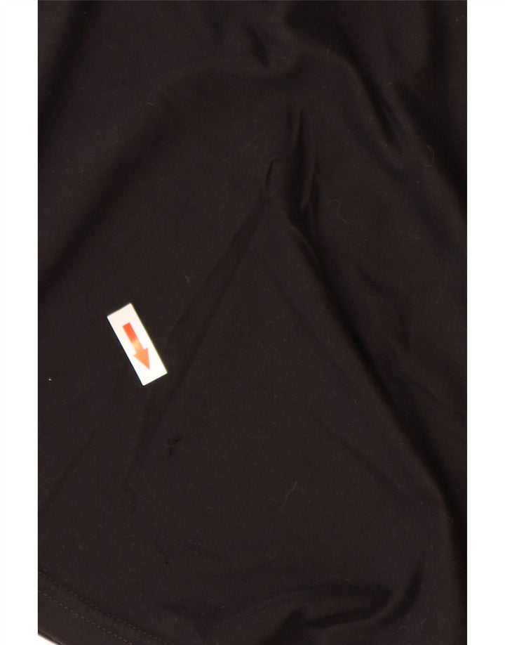 Fred Perry Mens T-Shirt Top Large Black Cotton