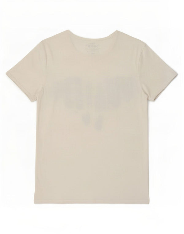 Guess Mens Graphic T-Shirt Top Medium White