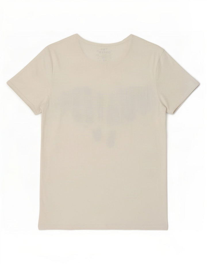 Guess Mens Graphic T-Shirt Top Medium White