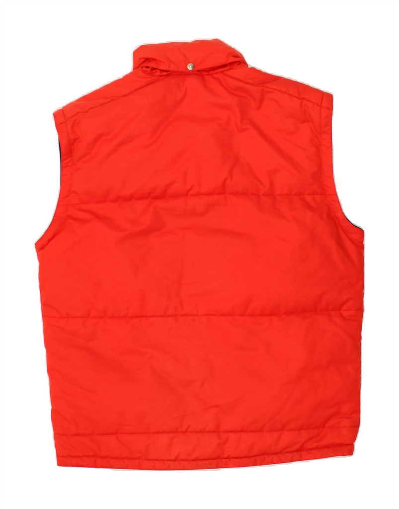 CIESSE PIUMINI Mens Padded Gilet UK 40 Large Red Vintage Ciesse Piumini and Second-Hand Ciesse Piumini from Messina Hembry 