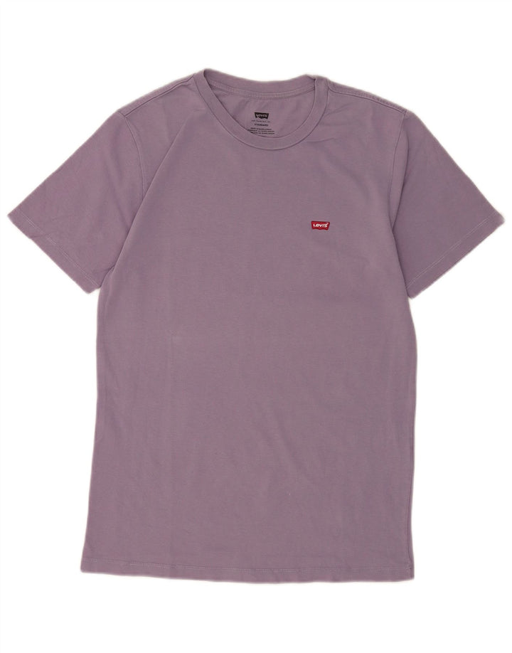 Levi's Mens Standard T-Shirt Top Small Purple Cotton