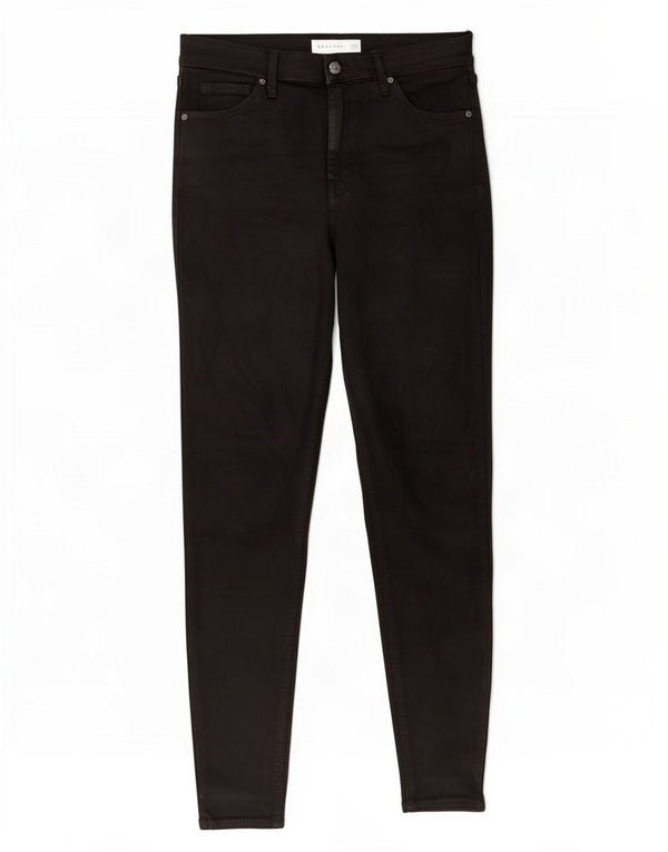 Topshop Womens Jamie High Waist Skinny Jeans W30 L32 Black Cotton
